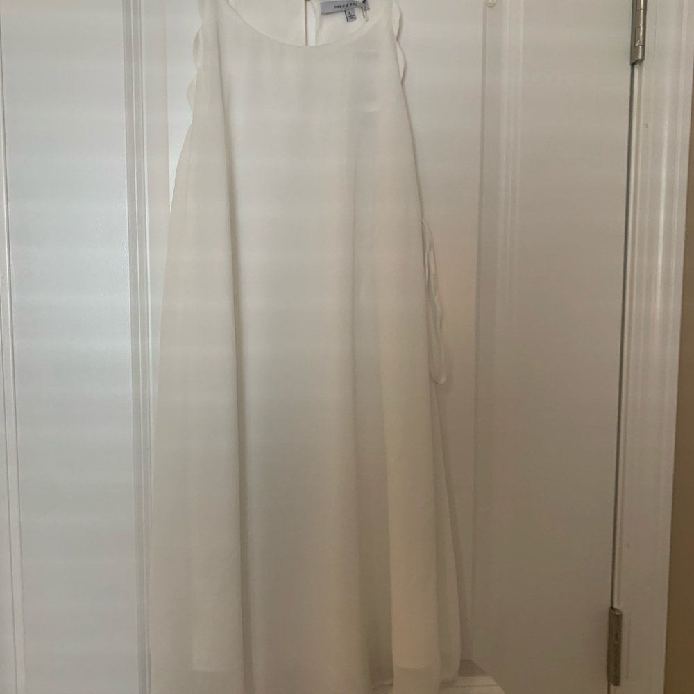 Naked zebra midi dress